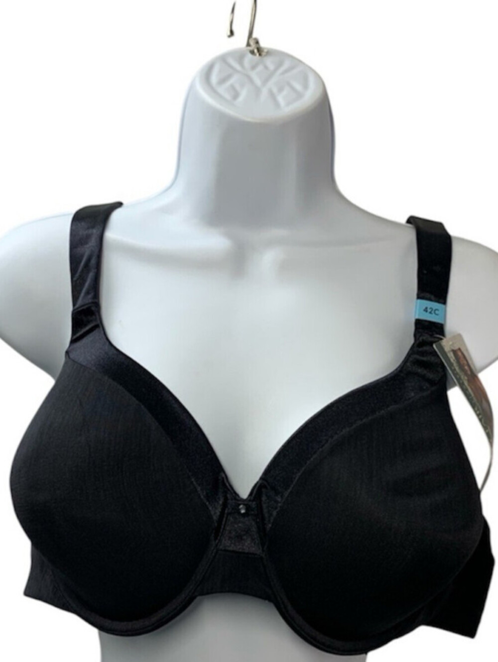 Vanity Fair Illumination Zoned In Support Full Figure Underwire Bra Black 42C